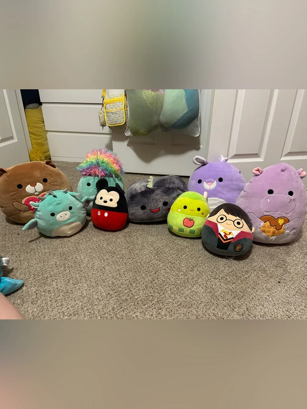 Squishmallows Plush Lot (9 total)